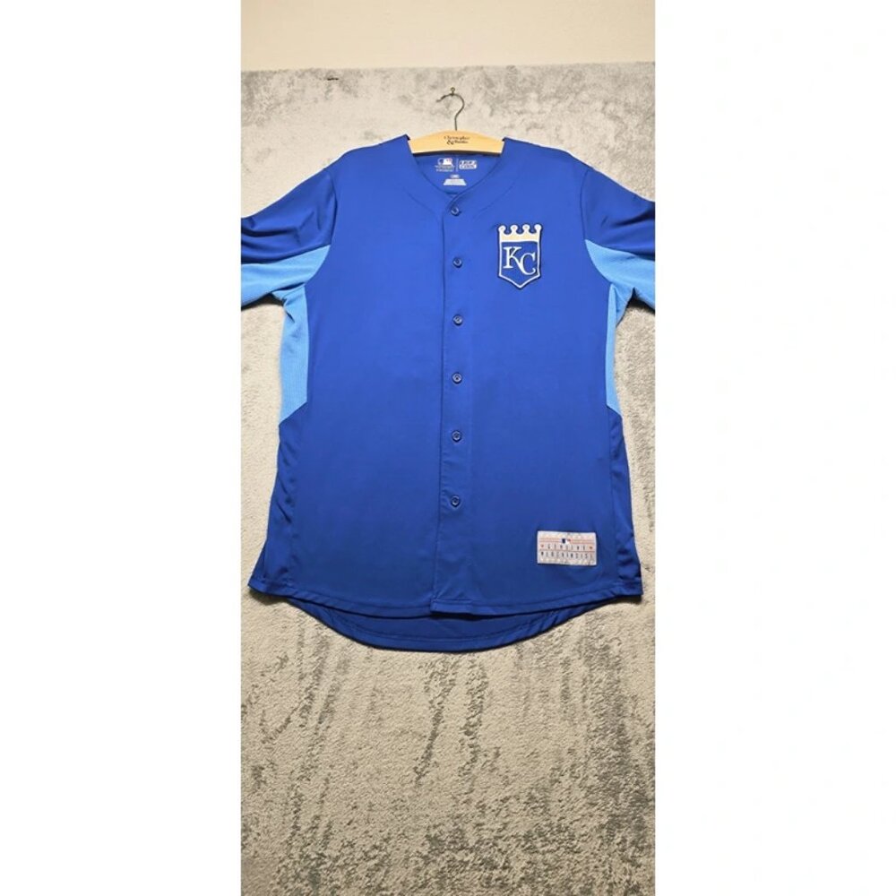 Genuine Merchandise Kansas City‎ Royals Jersey Unisex Large Blue Eric Hosmer #35